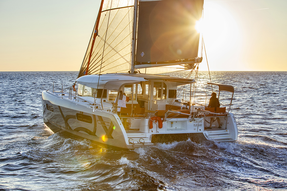 Excess catamaran 12.<br />
Excess world and explore perfectly designed catamarans inspired by racing for cruising pleasure.