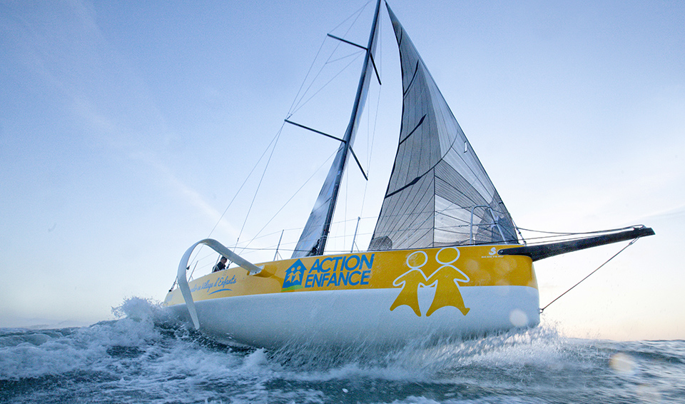 Training Session with Loïck Peyron onboard a Figaro Beneteau 3.