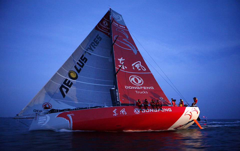 Stop over of the Volvo Ocean Race in Lorient, Brittany, France.